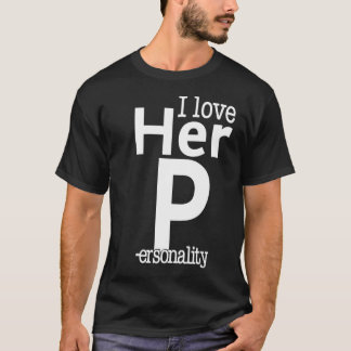 T-shirt J'Aime Son DI Aimer Son P Aimer Sa Personnalité Co