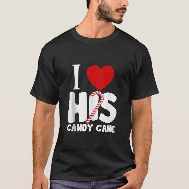 T-shirt J'Aime Son Sucre de canne J'Aime Ses Candies Match (Devant)