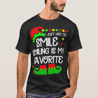 T-shirt J'Aime Sourrir, C'Est Mon Favori
