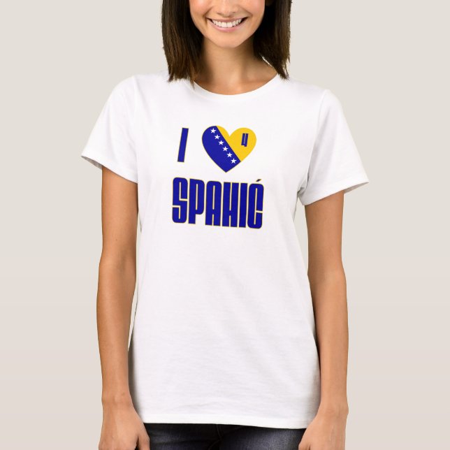 T-shirt J'aime Spahic (Devant)