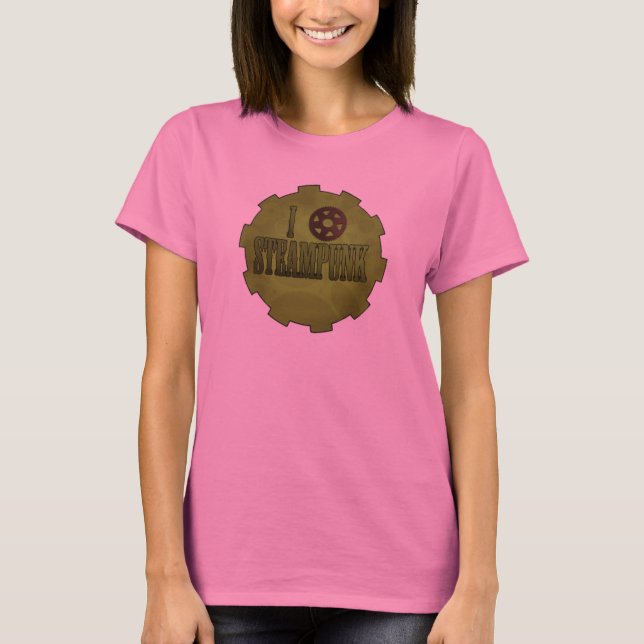 T-shirt J'aime Steampunk (Devant)