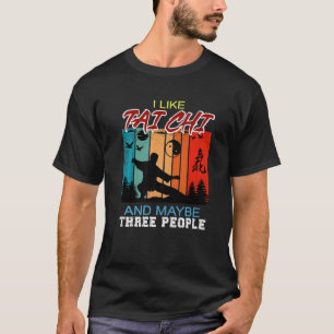 T-shirt J'Aime Tai Chi Et Peut-Être Trois Personnes Pour T