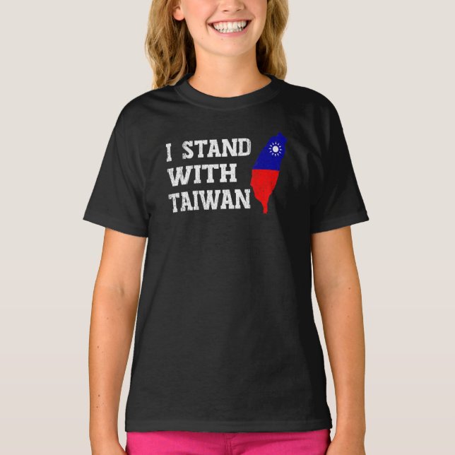 T-shirt J'Aime Taïwan Je Suis Avec Taïwan Taïwan Taïwan Fi (Devant)