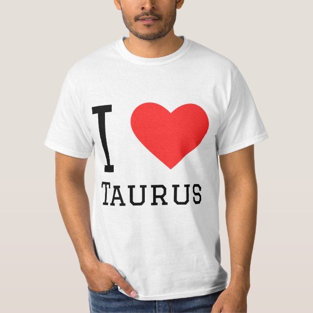 T-shirt J'aime Taurus (Devant)