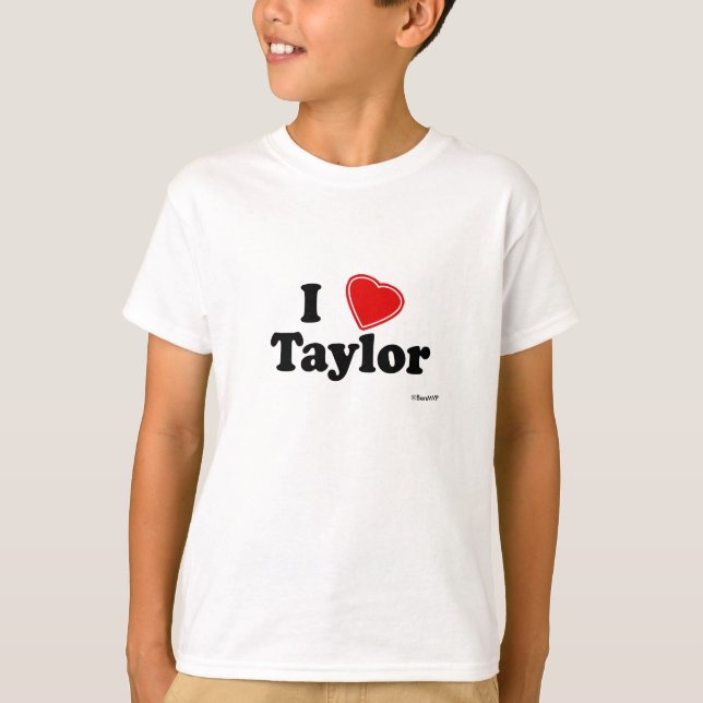 T-shirt J'aime Taylor (Devant)