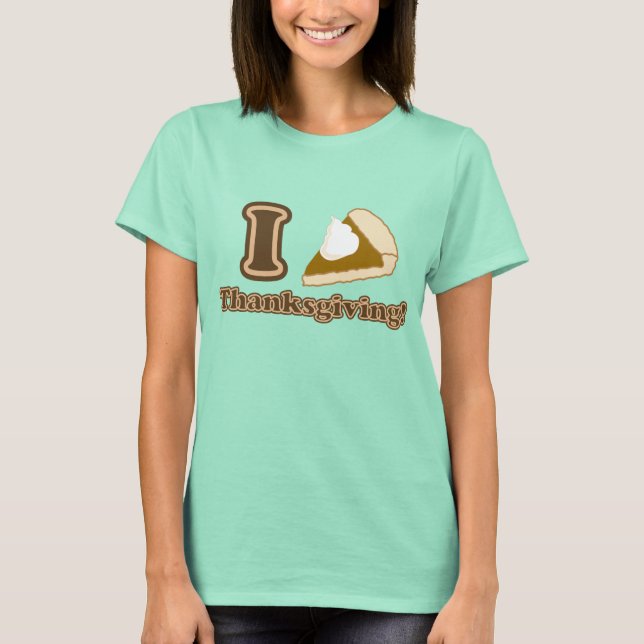 T-shirt J'aime Thanksgiving (Devant)