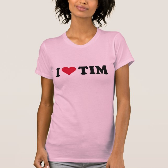 T-SHIRT J'AIME TIM (Devant)