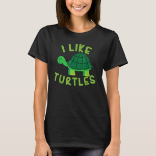 T-shirt J'aime Tortues Tortoise Sea Animal