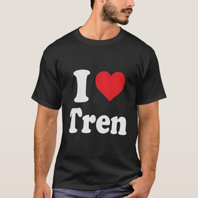 T-shirt J'Aime Tren Distressed (Devant)