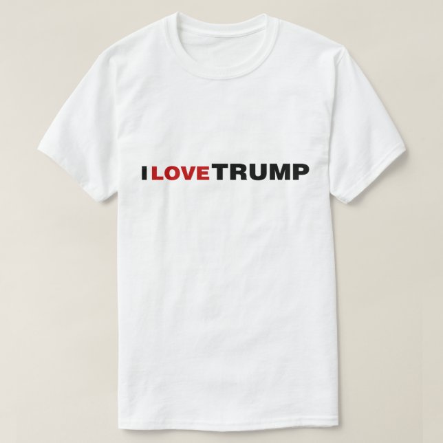 T-shirt J'aime Trump (Design devant)