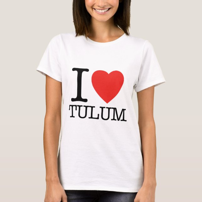 T-shirt J'aime Tulum (Devant)