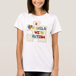 T-shirt J'aime un enfant avec l'autisme