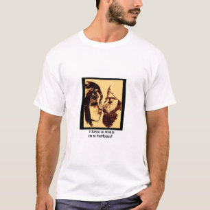 T-shirt J'aime un homme dans un turban