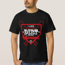 J'aime un peu de terre sur mon champion de basebal