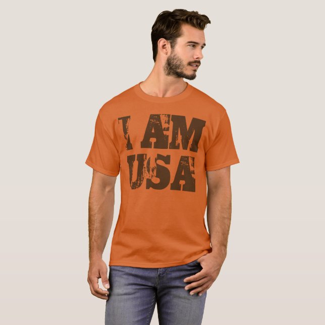 T-shirt J'aime USA (Devant entier)
