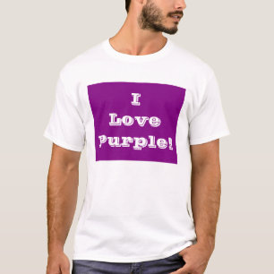 T-shirt J'aime violet
