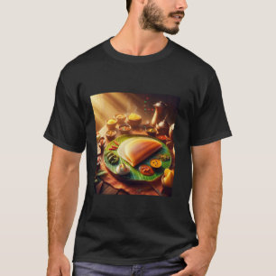 T-shirt J'aime vraiment Dosa - Crêpe indienne de riz et de