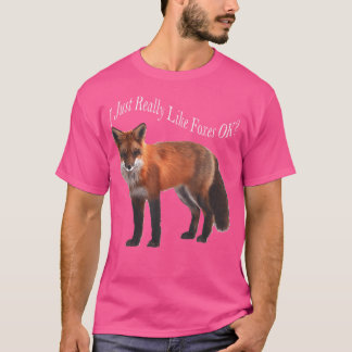 T-shirt J'Aime Vraiment Foxes Ok