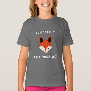 T-shirt J'Aime Vraiment Foxes Ok