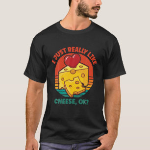 T-shirt J'Aime Vraiment Le Fromage OK