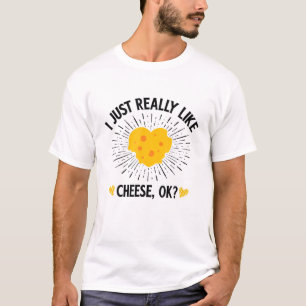 T-shirt J'Aime Vraiment Le Fromage OK