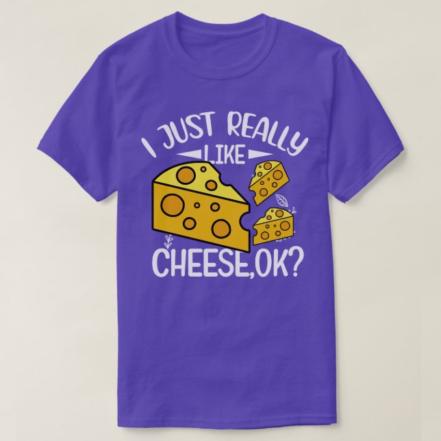 T-shirt J'Aime Vraiment Le Fromage OK Drôle Fromage Amateu (Design devant)