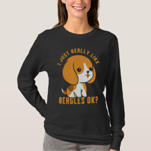 T-shirt J'Aime Vraiment Les Beagles Ok Beagle Chien Puppy