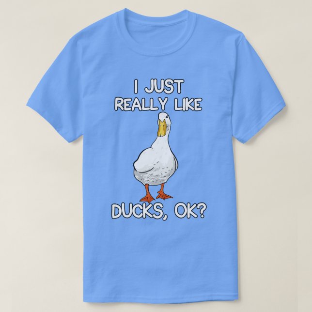 T-shirt J'Aime Vraiment Les Canards (Design devant)