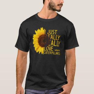 T-shirt J'Aime Vraiment Les Caterpillar Femmes Hommes Sole