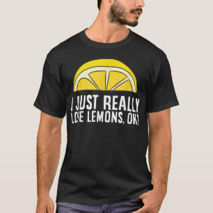 T-shirt J'Aime Vraiment Les Citrons, Ok