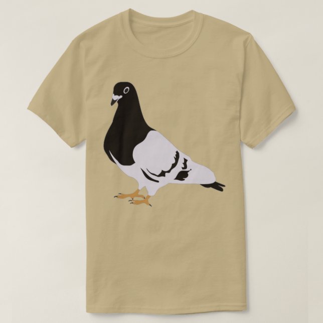 T-shirt j'aime vraiment les pigeons 2 (Design devant)