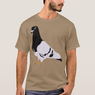 T-shirt j'aime vraiment les pigeons 2