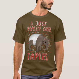 T-shirt J'Aime Vraiment Les Tapirs