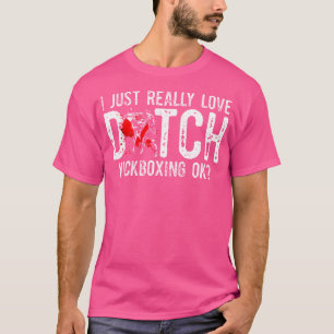 T-shirt J'Aime Vraiment Martial Art Muay Thai Dutch Kic
