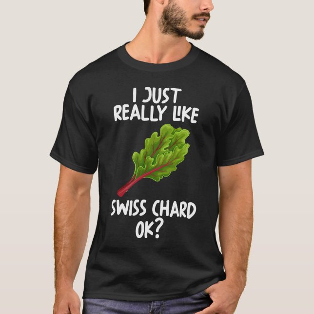T-shirt J'Aime Vraiment Swiss chard Ok (Devant)