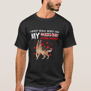T-shirt J'Aime Vraiment Vraiment Mon Berger Allemand Tee