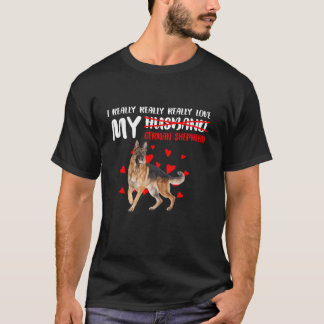 T-shirt J'Aime Vraiment Vraiment Mon Berger Allemand Tee