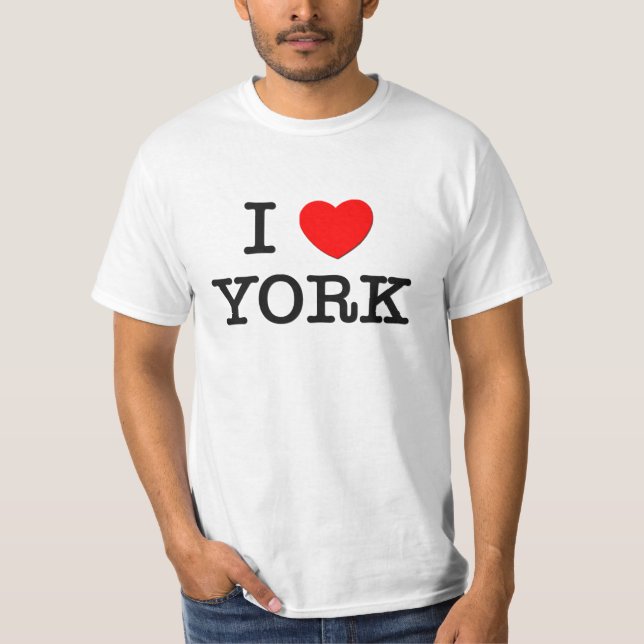 T-shirt J'aime York (Devant)