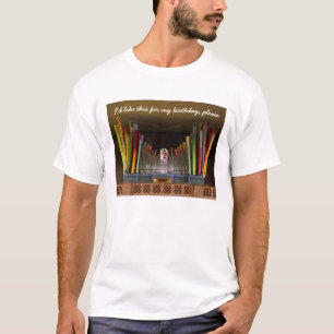 T-shirt J'aimerais ça pour mon anniversaire, s'il vous pla