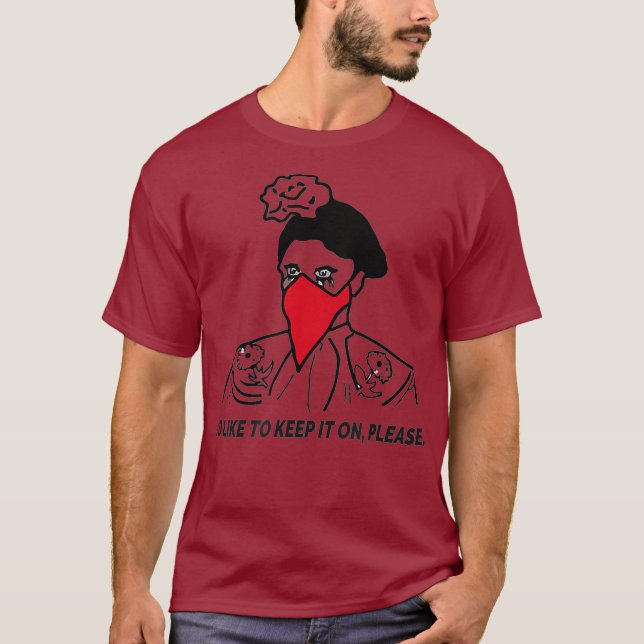 T-shirt J'Aimerais Le Garder En Jeu S'Il Vous Plaît - Vale (Devant)