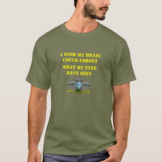 T-SHIRT J'AIMERAIS QUE MON CERVEAU OUBLIE (Devant)