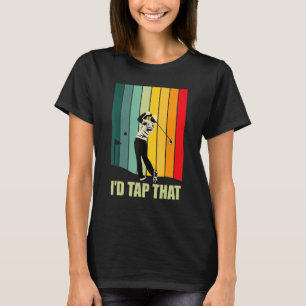 T-shirt J'aimerais Toucher cette Vintage de golf drôle