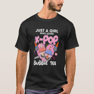 T-shirt J'Aimerais Vraiment K Pop Et Buble Tea Ok Boba