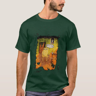 T-shirt Jake est Mème Fine démodé éraflé