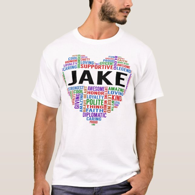 T-shirt JAKE Legend Heart (Devant)