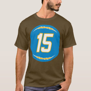 T-shirt Jalen Guyton Numéro 15 Jersey Los Angeles Chargers