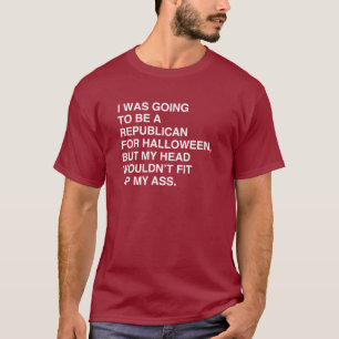 T-SHIRT J'ALLAIS ÊTRE UN RÉPUBLICAIN POUR HALLOWEEN