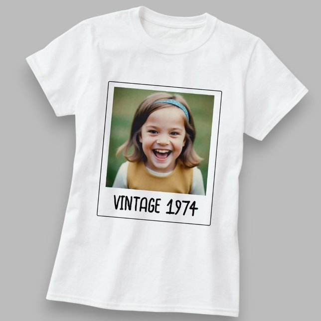 T-shirt Jalon vintage Anniversaire Garde photo (Créateur téléchargé)