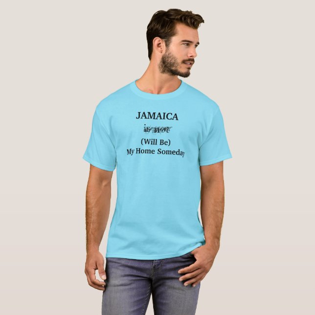 T-shirt JAMAICA Accueil Un jour Voyage dans les Caraïbes t (Devant entier)