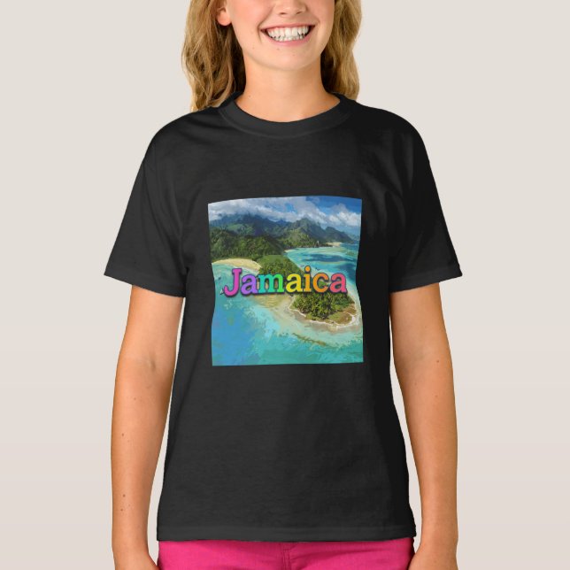 T-shirt Jamaica holiday  (Devant)